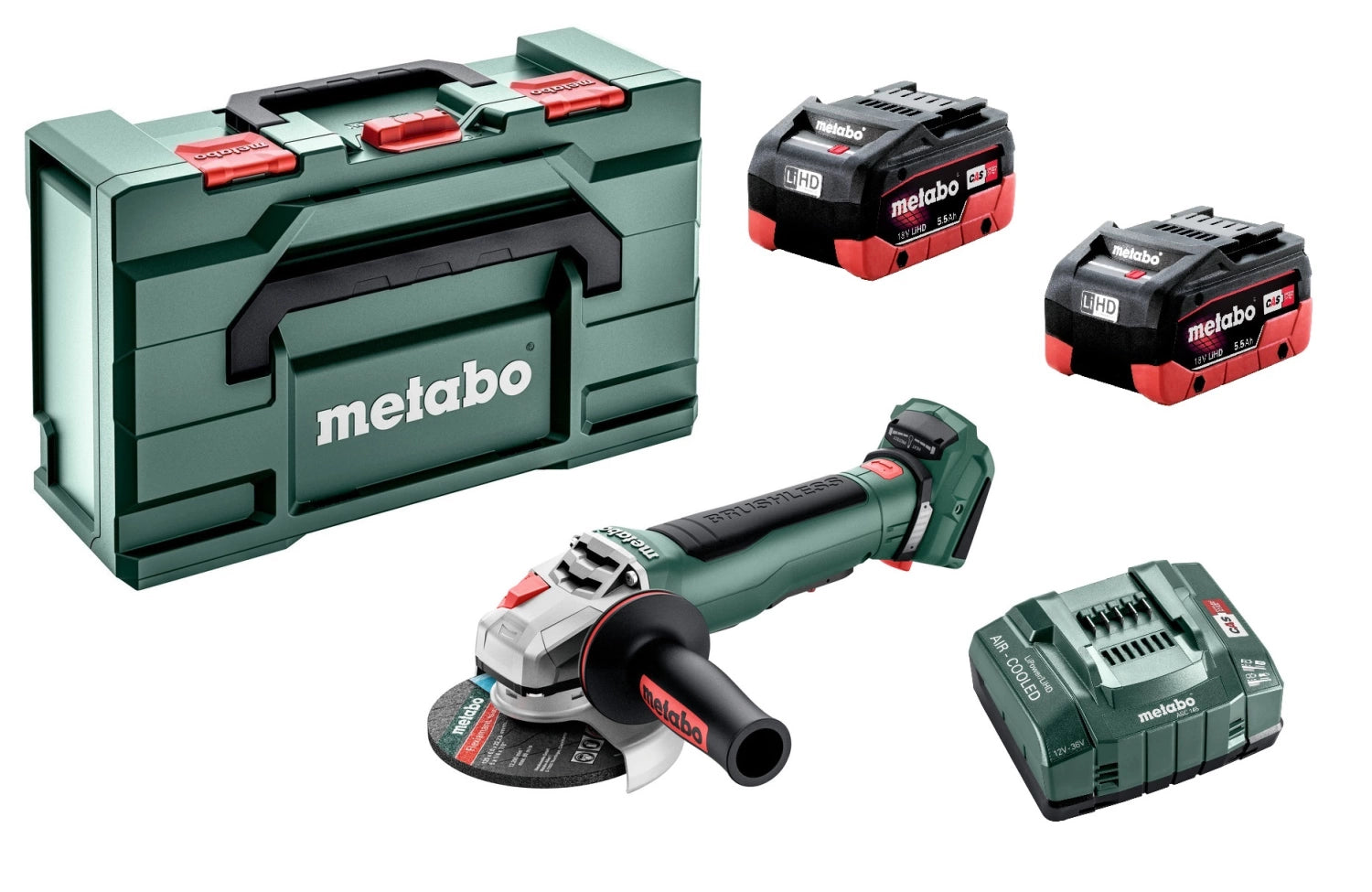 Metabo | Cordless Angle Grinder WPB 18 LT BL 11-125 QUICK | 613059660 - Power Tool Services