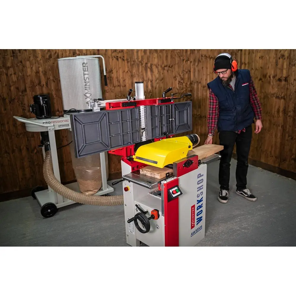 Axminster Workshop Spiral Planer Thicknesser 3kw | AW3310S