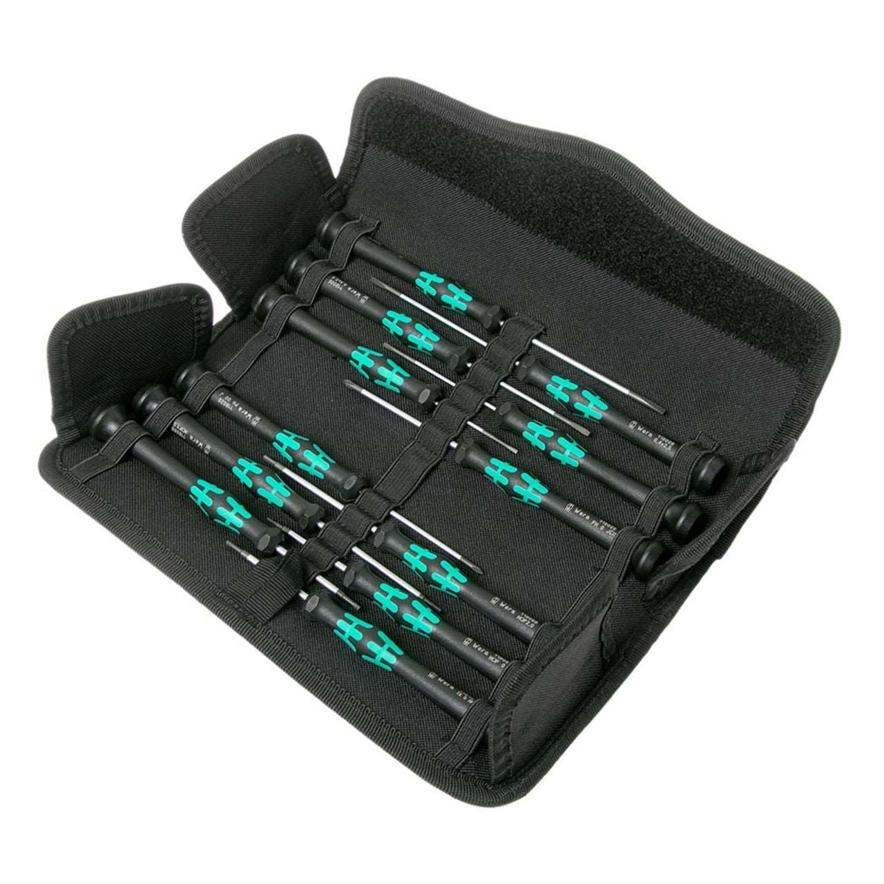 Wera Kraftform Micro 12 Universal 1 screwdriver set for electronic applications, 12 pieces