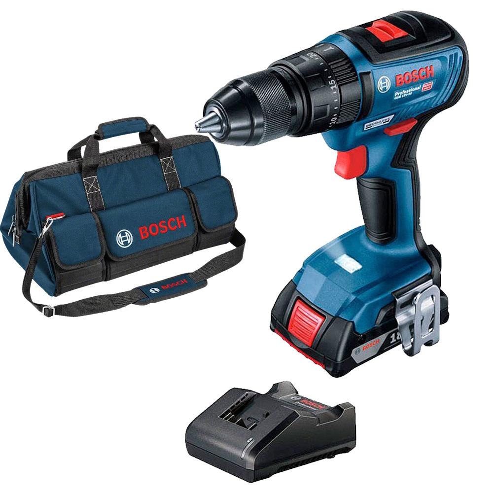 Bosch Professional Cordless Drill GSB 18V-50 06019H5100 Combo - Power Tool Services