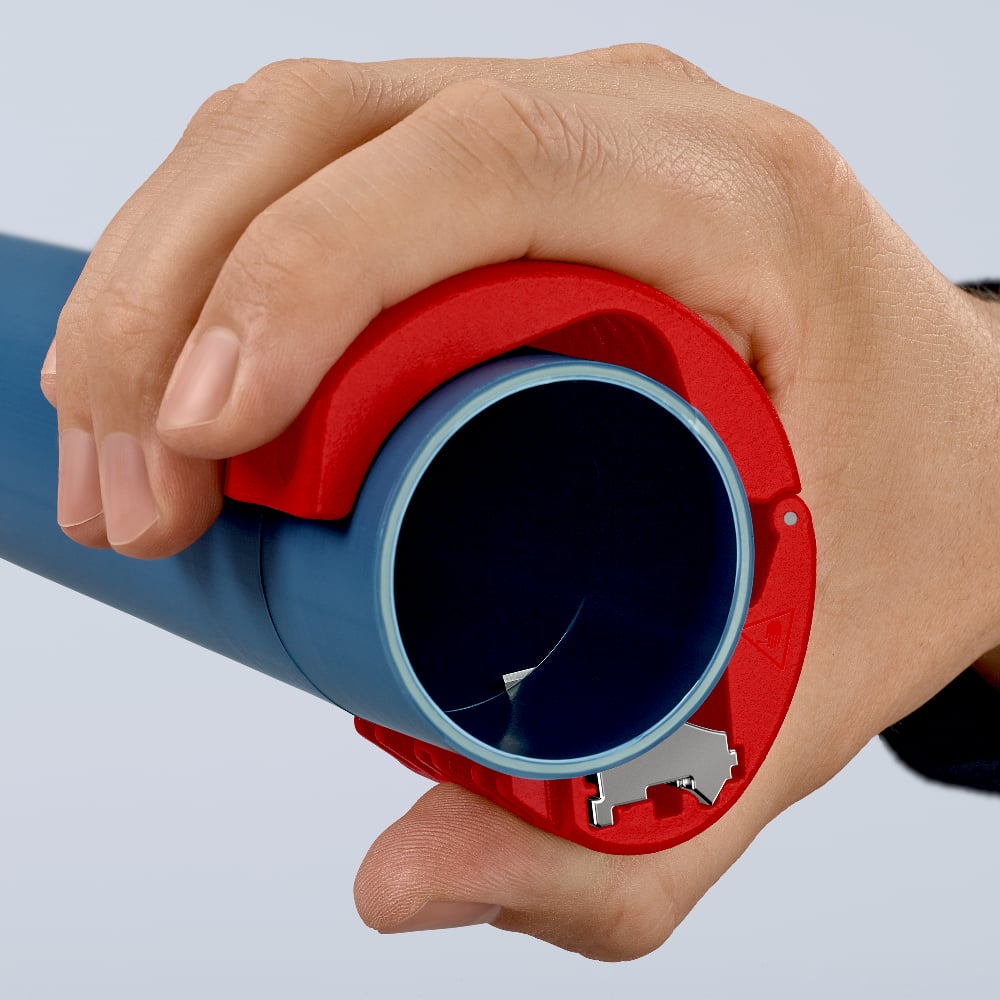 KNIPEX BiX Cutter for plastic pipes and sealing sleeves 90 22 10 BK 29 - Power Tool Services