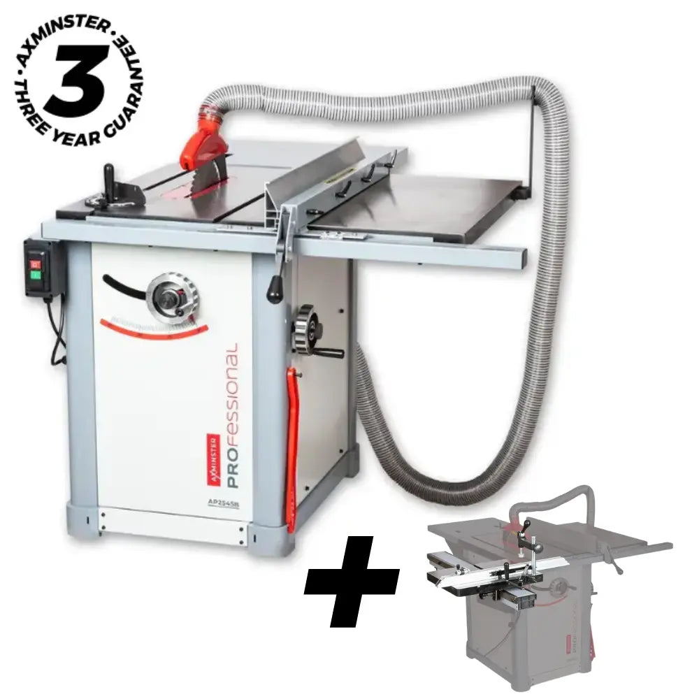 Axminster Professional AP254SB Table Saw + Sliding Table Combo - Power Tool Services