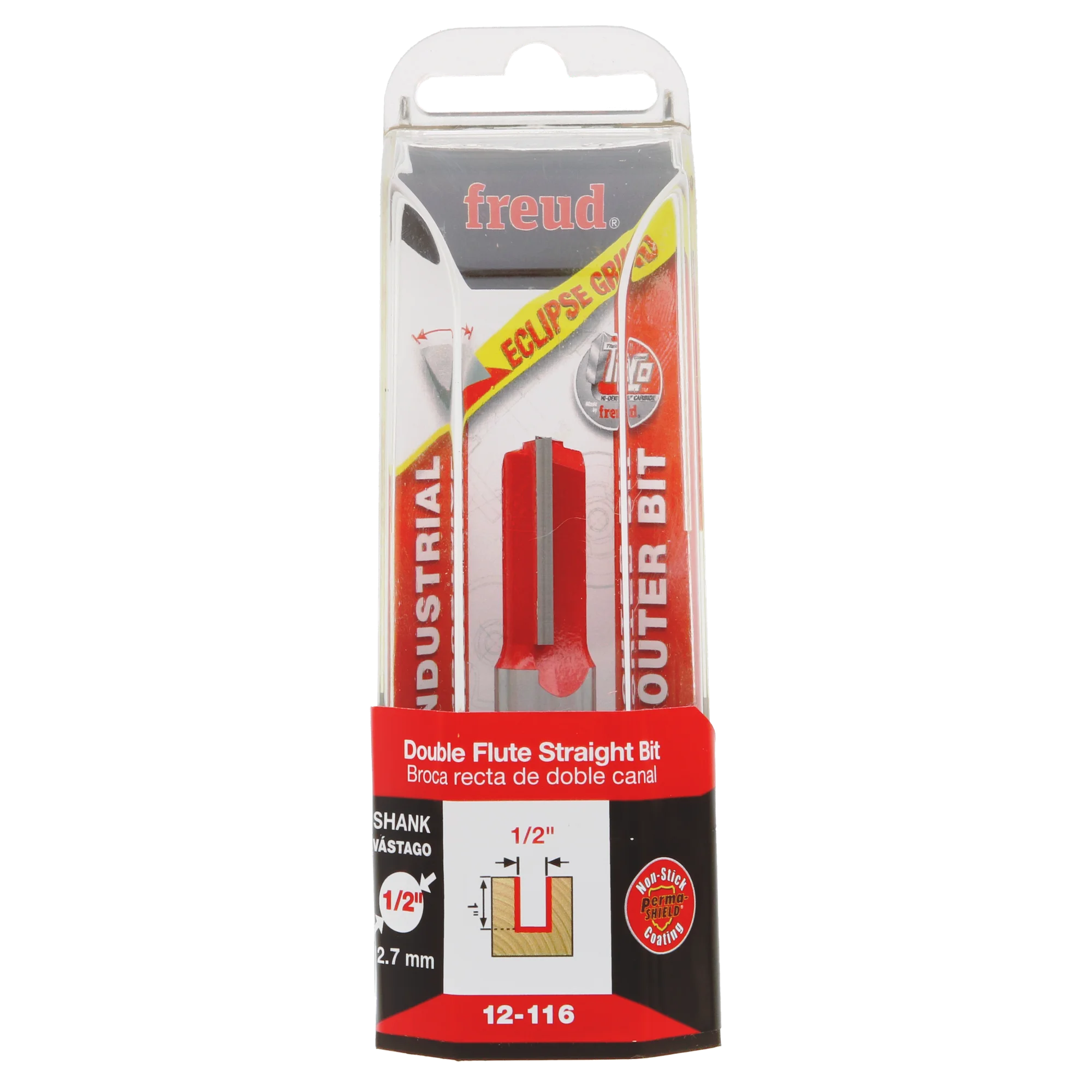 Buy Freud Double Flute Straight Bits 12-11650P (Router Bit 12.7 25.4 12.7 Z2) from Power Tool Services - Image 1 | Best Price