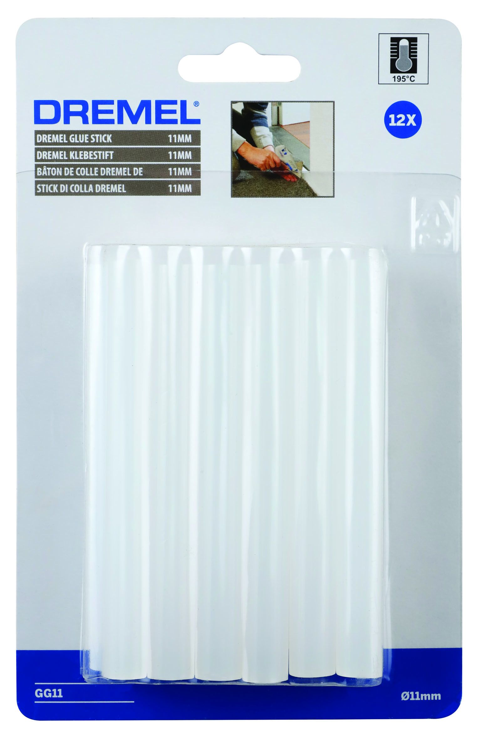 Buy Dremel 11 mm Multipurpose High Temp Glue Sticks GG11 2615GG11JA from Power Tool Services - Image 1 | Best Price