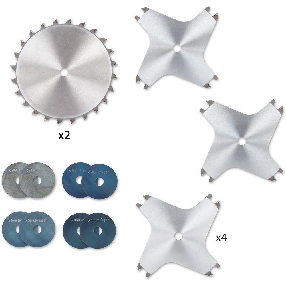 Axminster Professional 200mm Dado Blade Set 1 - Power Tool Services