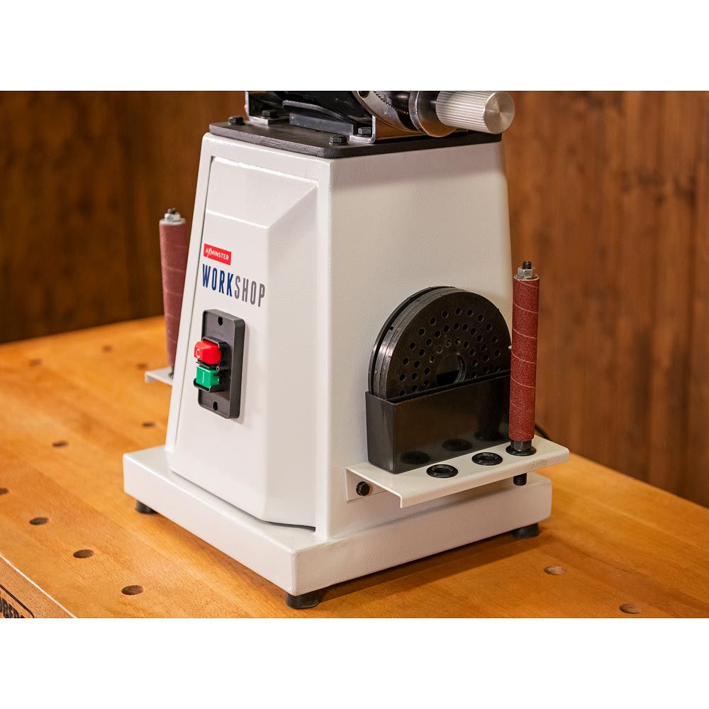 Axminster Workshop AW140BS Bobbin Sander 230V 12 - Power Tool Services