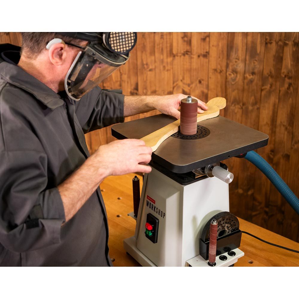 Axminster Workshop AW140BS Bobbin Sander 230V 10 - Power Tool Services