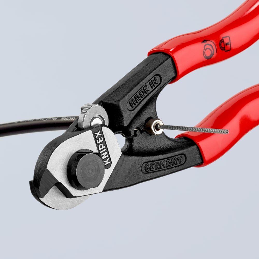 KNIPEX Forged Wire Rope Cutter 95 61 190 5 - Power Tool Services