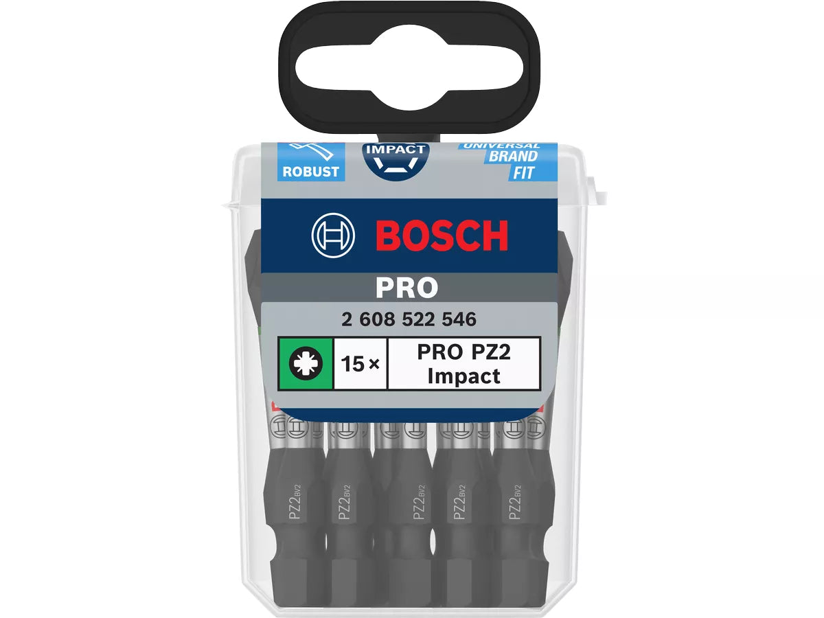 Bosch PRO Bosch Pro Screwdriver Set 15 x 55mm ( Select Size ) 1 - Power Tool Services