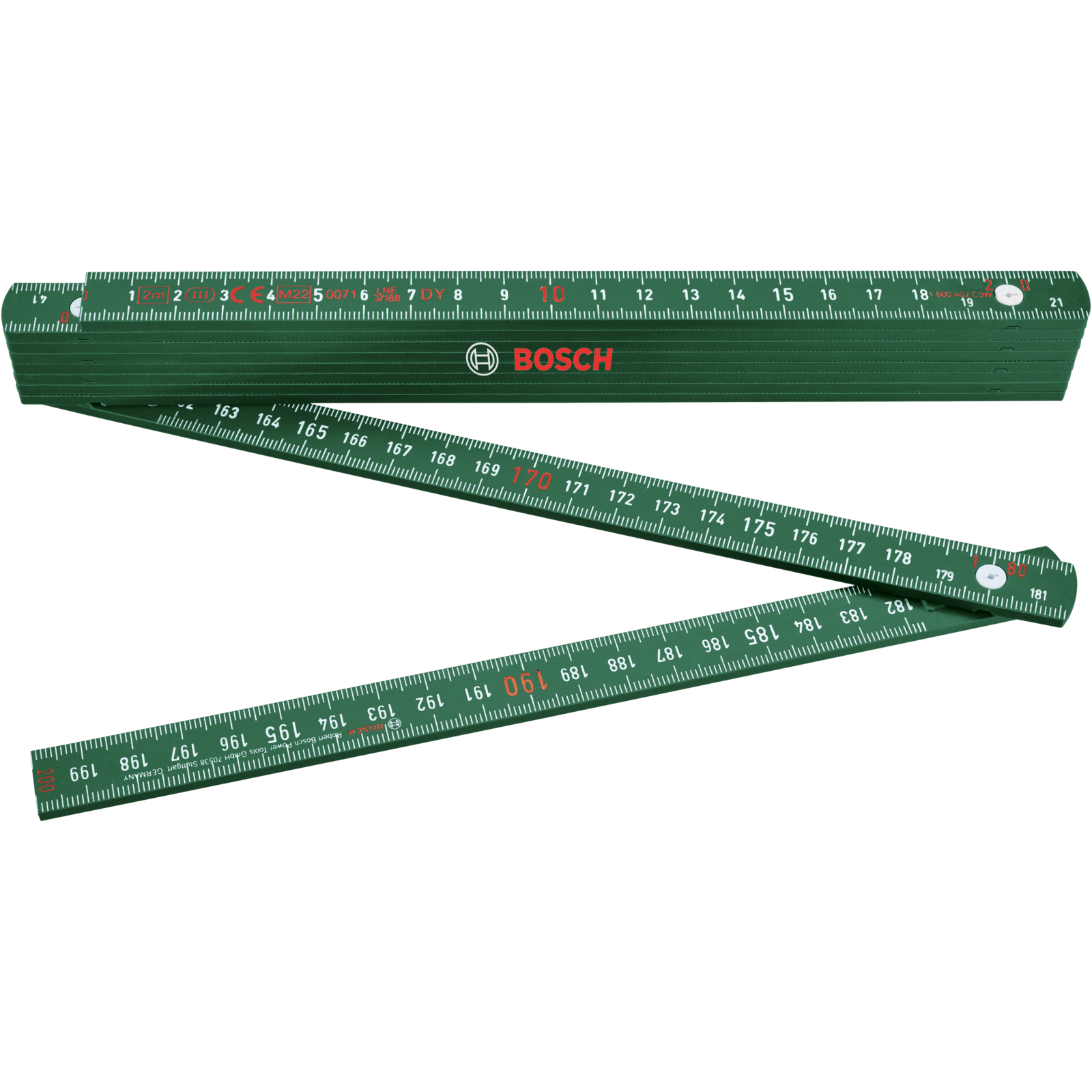 Buy Bosch DIY Folding Ruler 2m 1600A02ET4 from Power Tool Services - Image 2 | Best Price