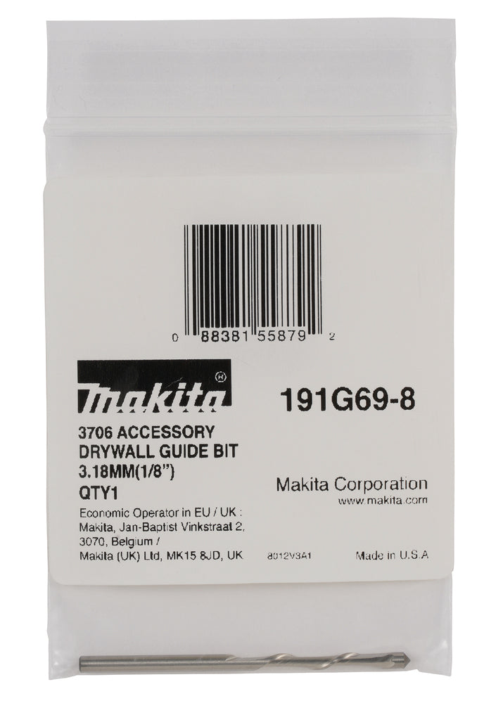 Makita | Drywall guide bit 3,18 mm | 191G69-8 4