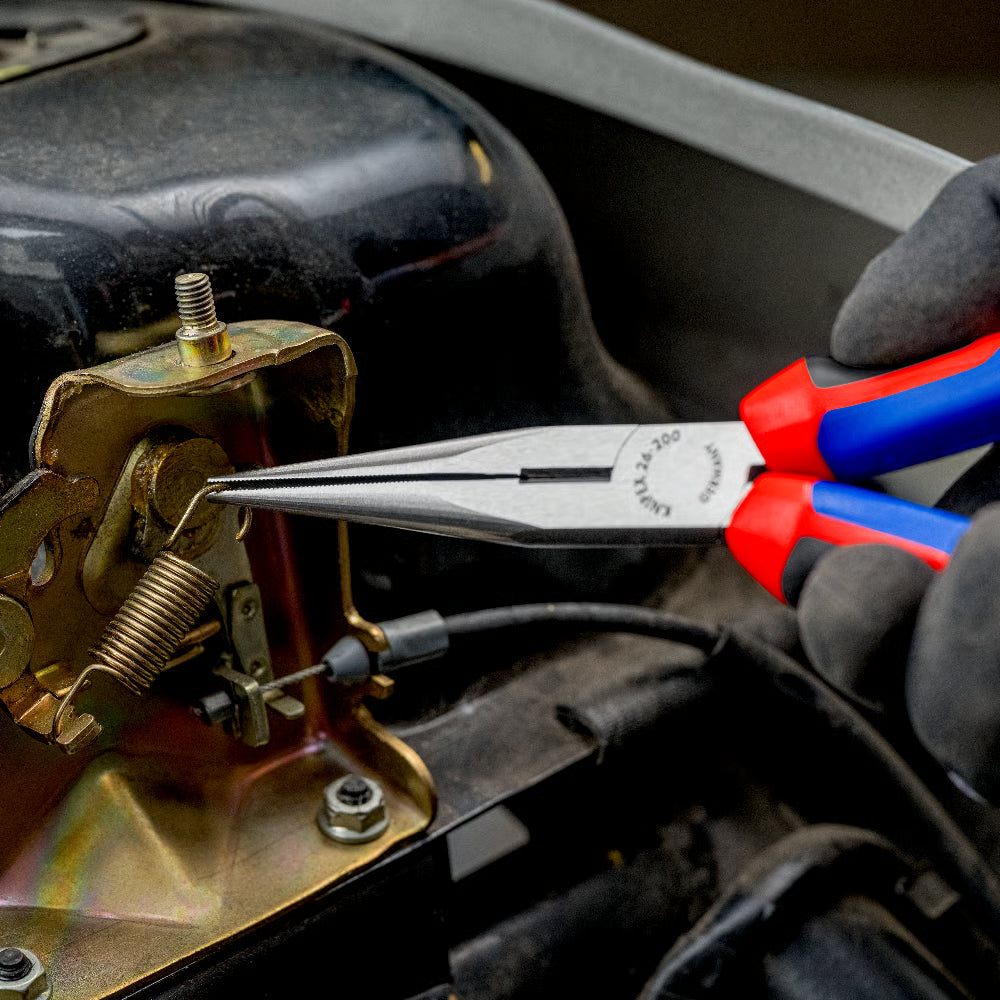 Knipex Snipe Nose Side Cutting Pliers 26 12 200 5 - Power Tool Services