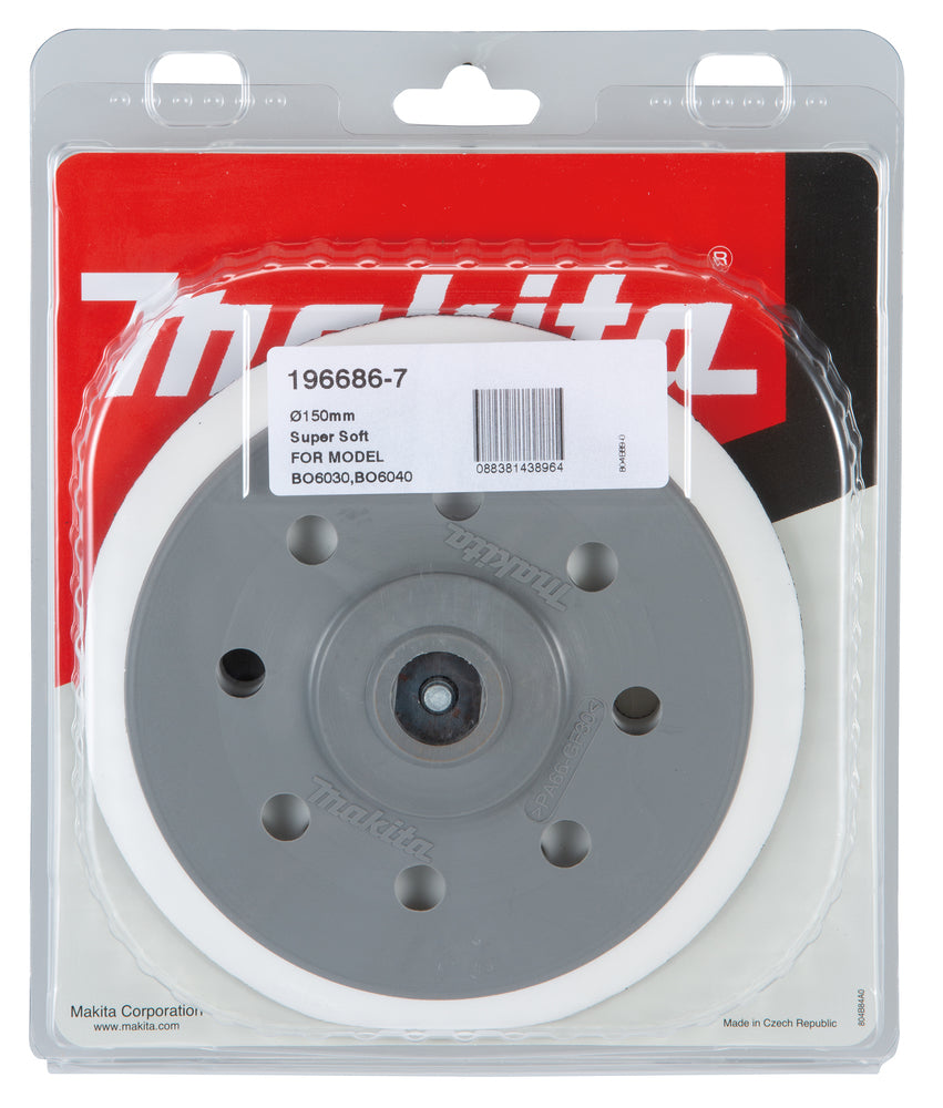 Makita | Grinding plate super soft 150 mm | 196686-7 4