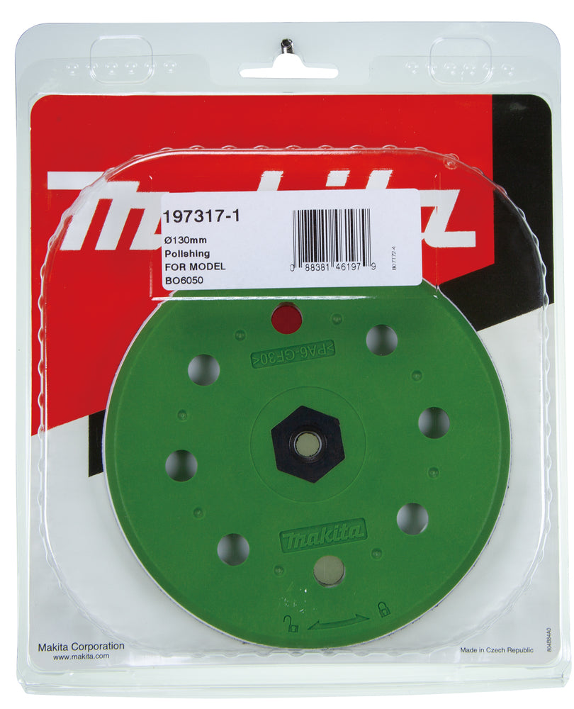 Makita | Rubber pad 130 mm, Hard | 197317-1 3