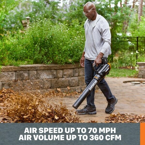 Buy Worx TURBINE Leaf Blower 20V KIT from Power Tool Services - Image 3 | Best Price