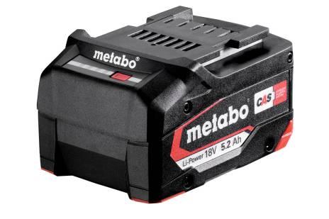 Buy Metabo | Lipower Battery Pack 18 V - 5.2 Ah (625028000) from Power Tool Services - Image 1 | Best Price