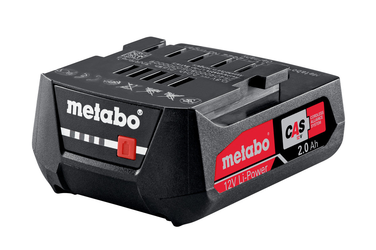 Buy Metabo | Lipower Battery Pack 12 V - 2.0 Ah (625406000) from Power Tool Services - Image 2 | Best Price