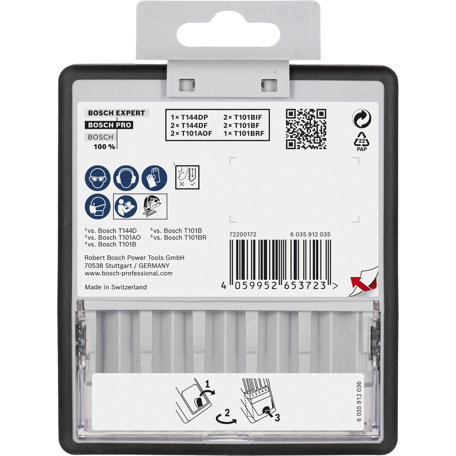 Bosch PRO Hardwood and Laminate Set, 83 mm, 10 pcs 2607011941