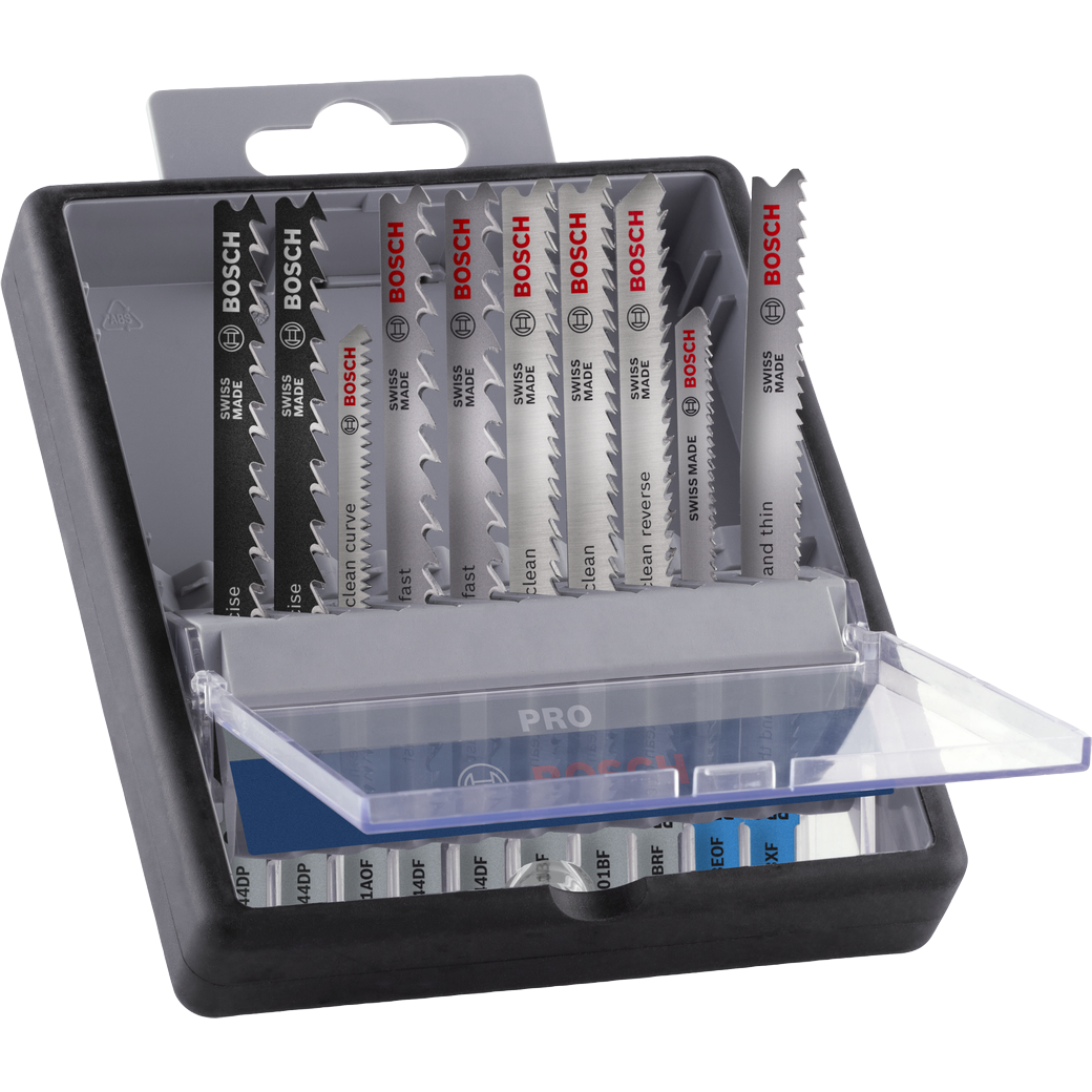 Bosch PRO Wood and Metal Jigsaw Blade Set, 100 mm, 10 pcs