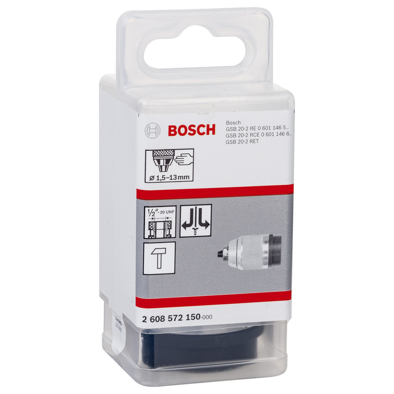 Buy Bosch Keyless chuck 1/2" - 20 2608572150 from Power Tool Services - Image 1 | Best Price
