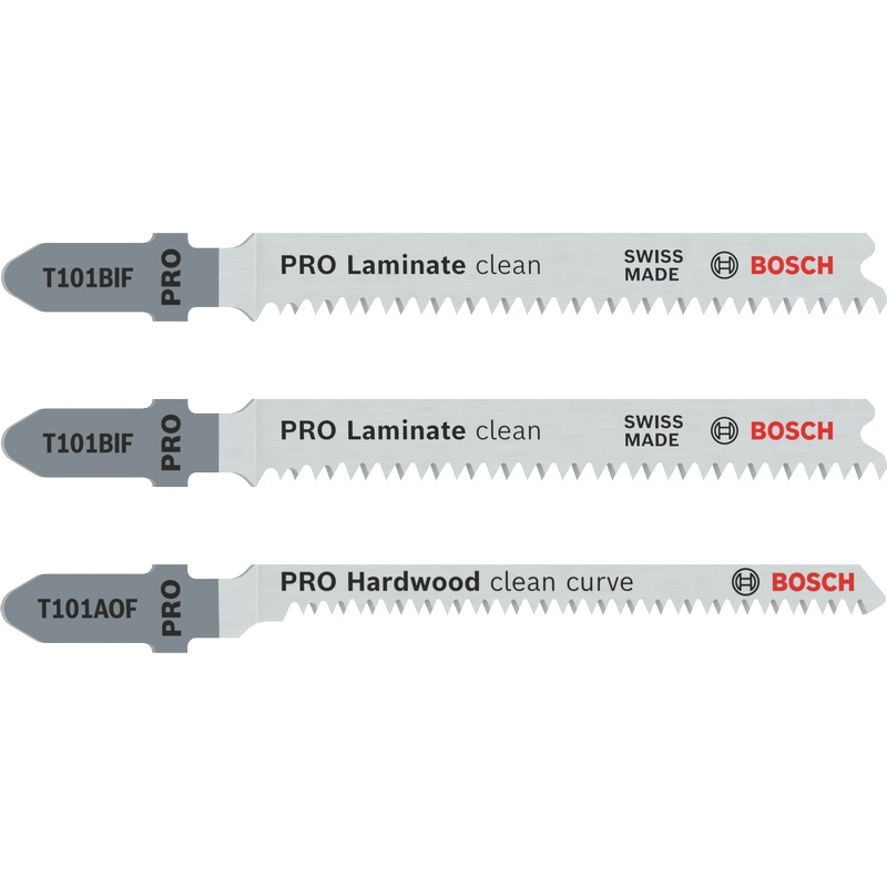 Bosch PRO Laminate Set, T-Shank, 3 pcs 2608636429 2 - Power Tool Services