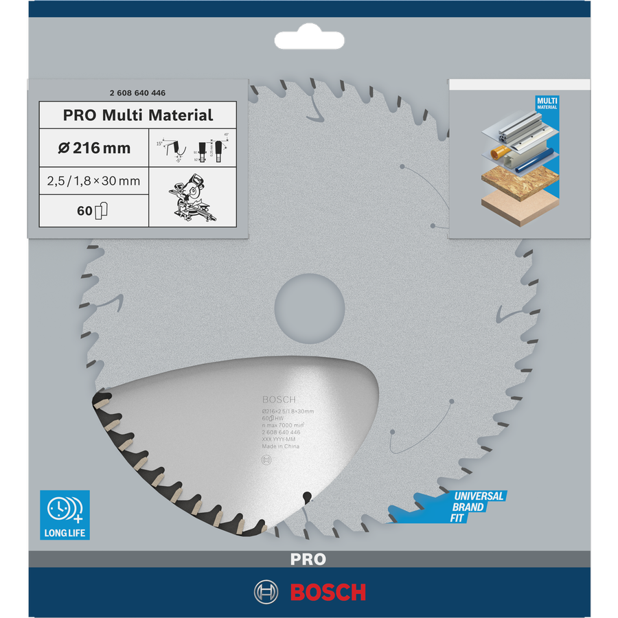 Bosch Multi Material Circular Saw Blade ( Select Size ) 1 - Power Tool Services