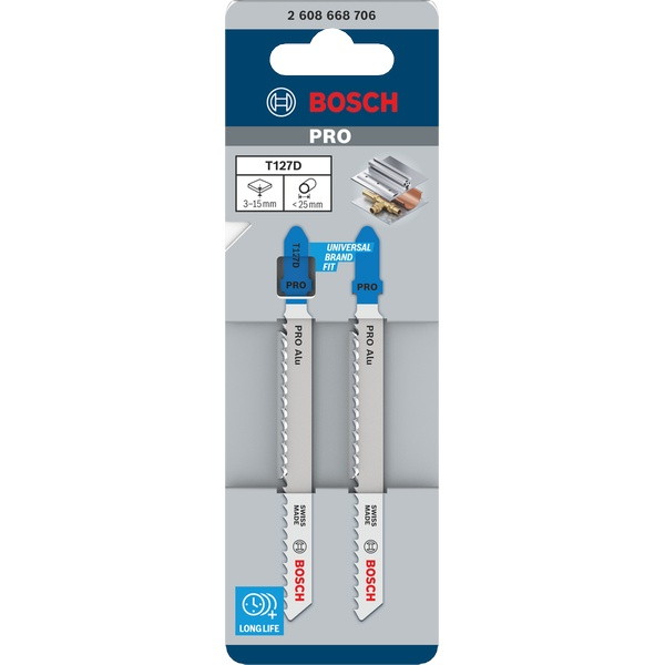 Bosch PRO Alu T127D Jigsaw Blade, 100 mm, 2 pcs 2608668706 1 - Power Tool Services