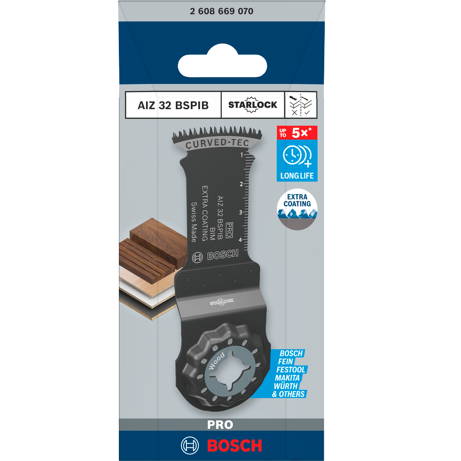Bosch PRO Multitool Blade AIZ 32 BSPIB 32 x 50 mm 2608669070 1 - Power Tool Services