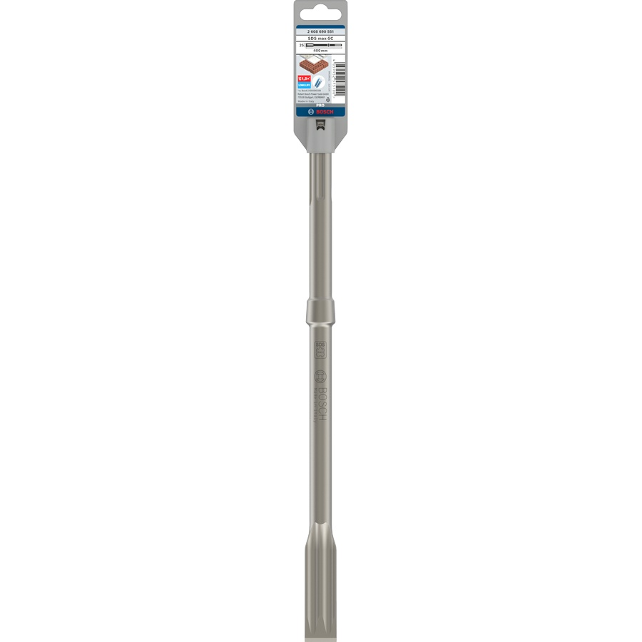 Bosch PRO SDS max-5C Flat Chisel, 25 x 400 mm 2608690551 1 - Power Tool Services