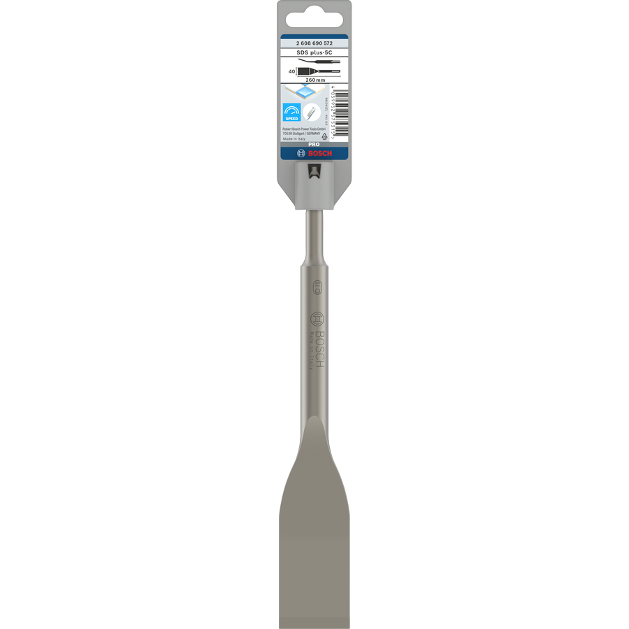 Bosch PRO SDS plus-5C Tile Chisel, 40 x 260 mm 2608690572