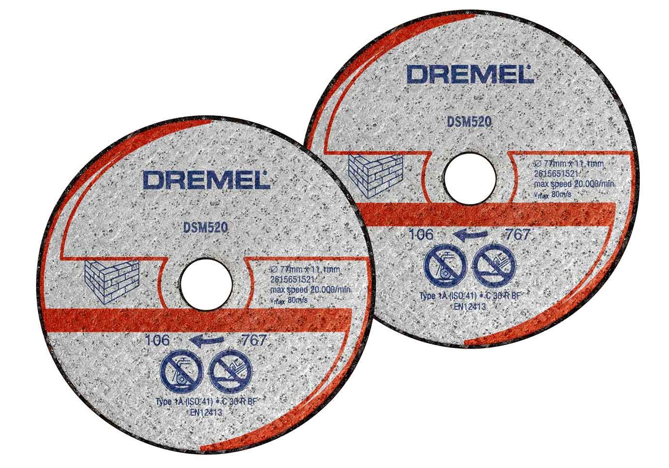 Buy Dremel Masonry Cutting Wheel DSM520 2615S520JB from Power Tool Services - Image 2 | Best Price
