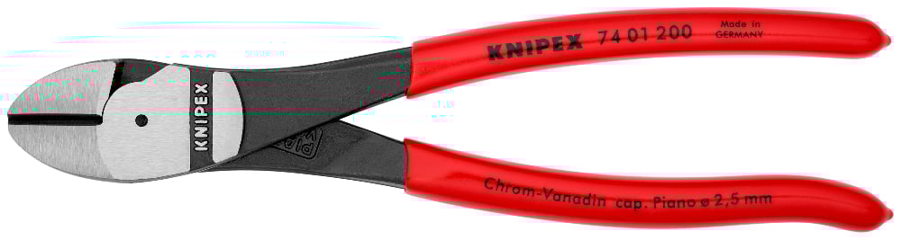 KNIPEX High Leverage Diagonal Cutter 74 01 200 3 - Power Tool Services