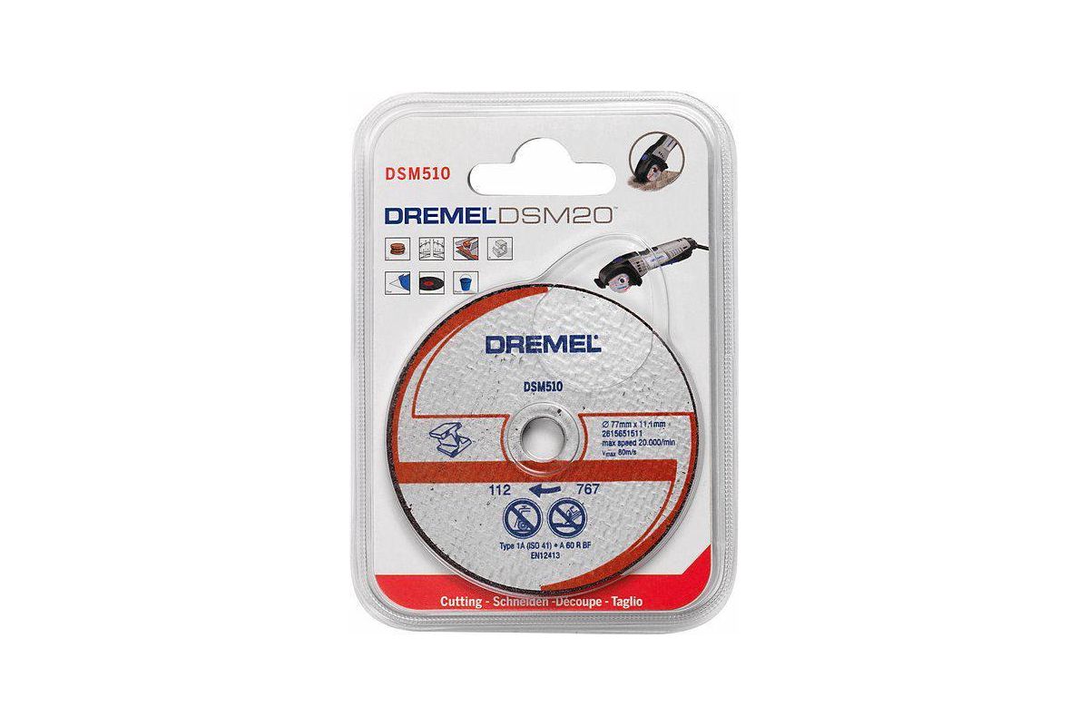 Buy Dremel DSM20 Metal and Plastic Cutting Wheel DSM510 2615S510JB from Power Tool Services - Image 1 | Best Price