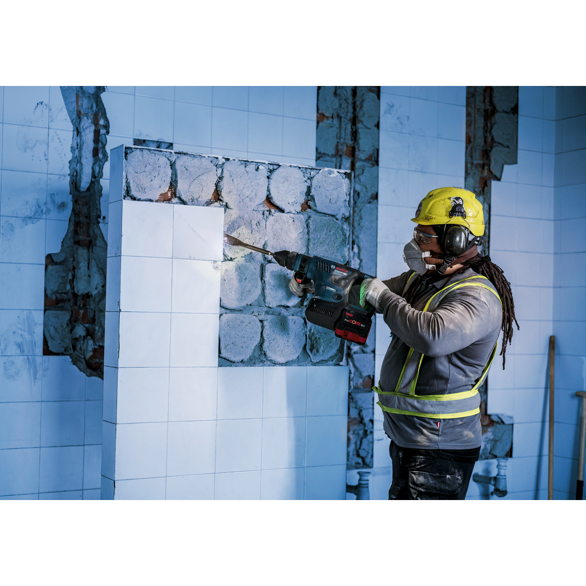 Bosch PRO SDS plus-5C Tile Chisel, 40 x 260 mm 2608690572 8 - Power Tool Services