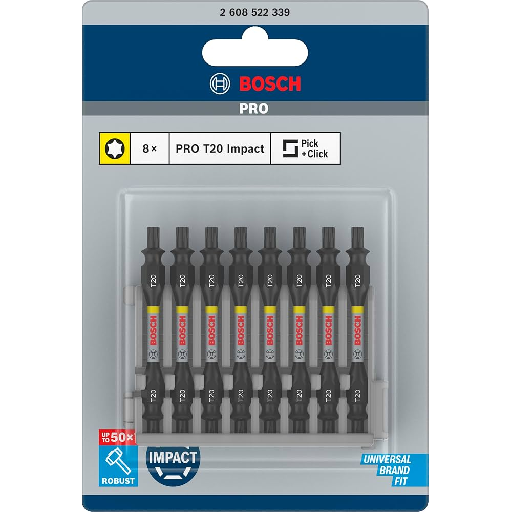 Bosch Pro Screwdriver Set 8 x 55mm ( Select Size )