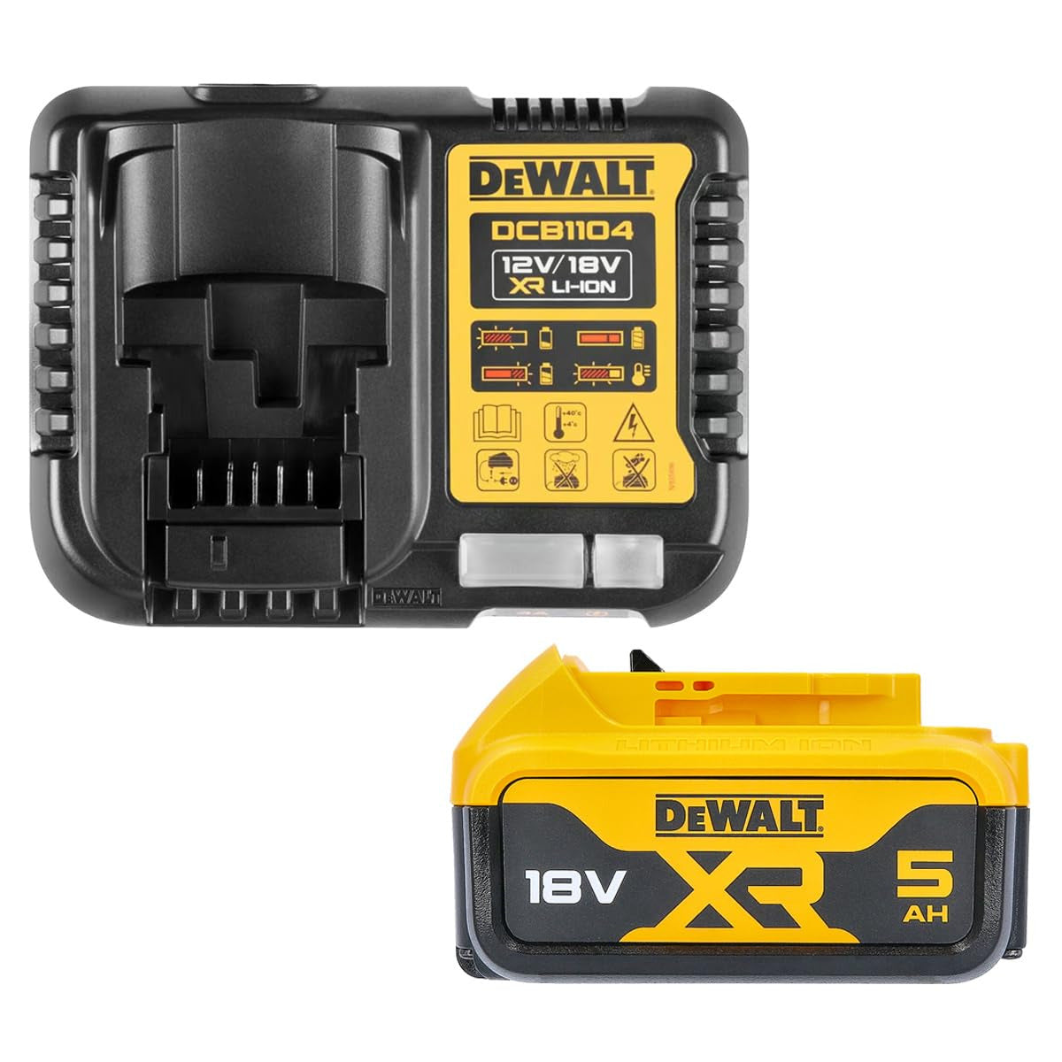 Dewalt 18V Battery Kits 5Ah DCB1104P2-QW 5 - Power Tool Services