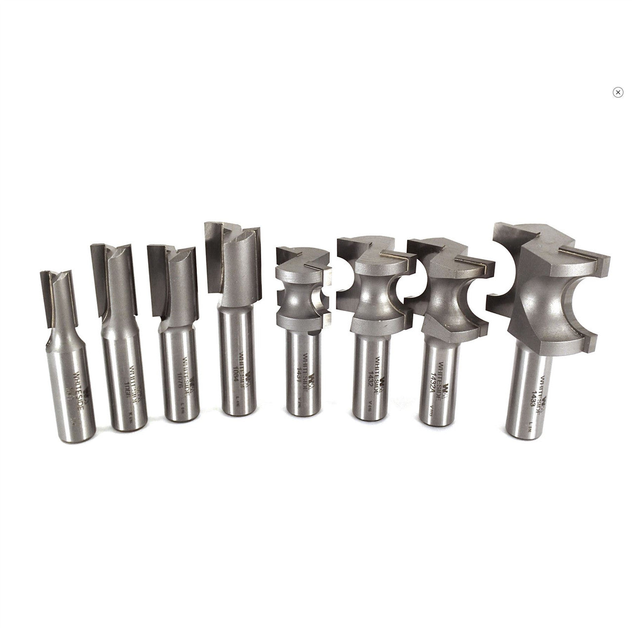 Buy Incra Whiteside 8-Piece HingeCrafter Router Bit Set (Metric) from Power Tool Services - Image 2 | Best Price