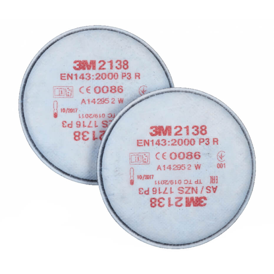 Buy 3M Particulate Filter P3 R 2138 from Power Tool Services - Image 1 | Best Price