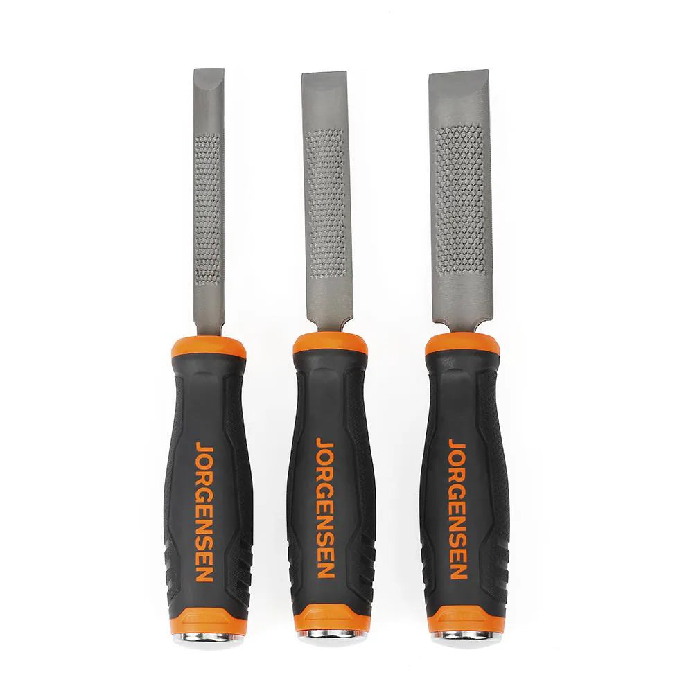 Buy Pony Rasp & Chisel 3pc Set With Metal Striking End Cap Jorgensen AC70580 from Power Tool Services - Image 3 | Best Price