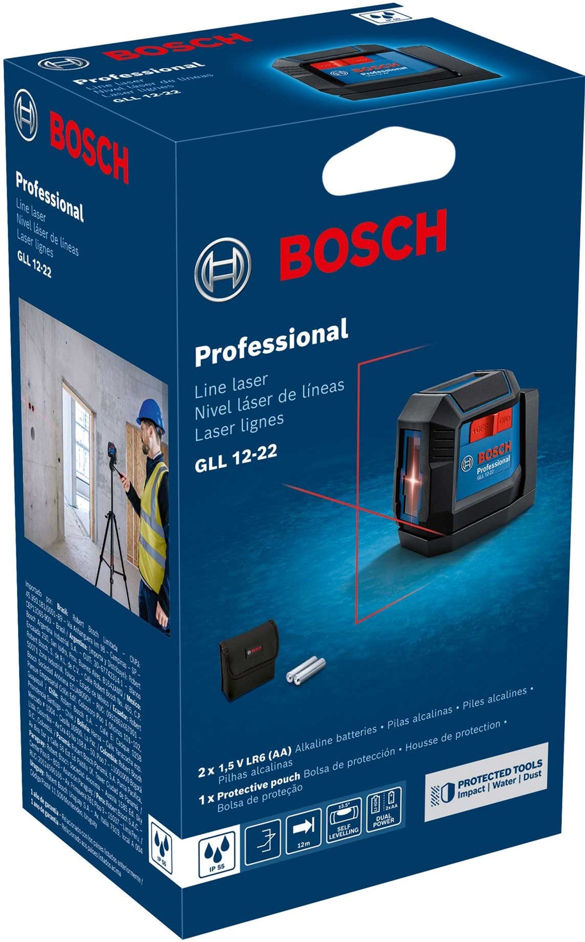 Buy Bosch Professional Line Laser GLL 12-22 0601065220 from Power Tool Services - Image 3 | Best Price