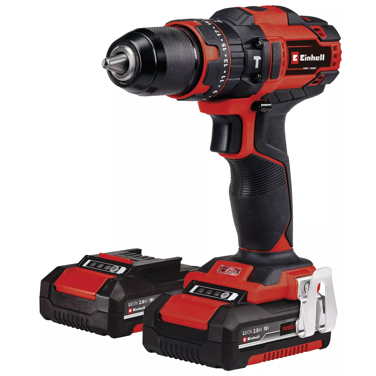 Einhell Cordless Impact Drill TE-CD 18/40 Li-i +64 (2x2,0Ah)