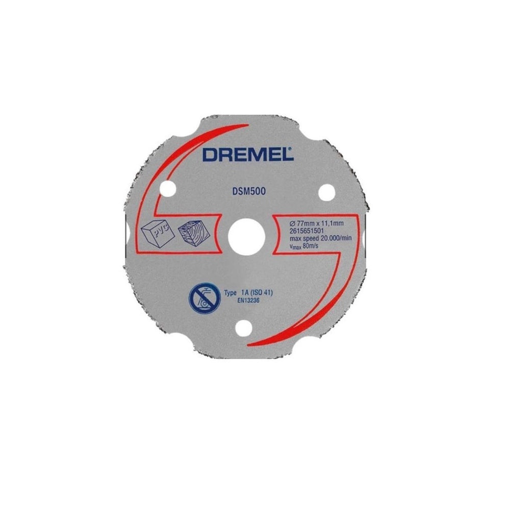 Buy Dremel DSM20 Multipurpose Carbide Cutting Wheel DSM500 2615S500JB from Power Tool Services - Image 2 | Best Price