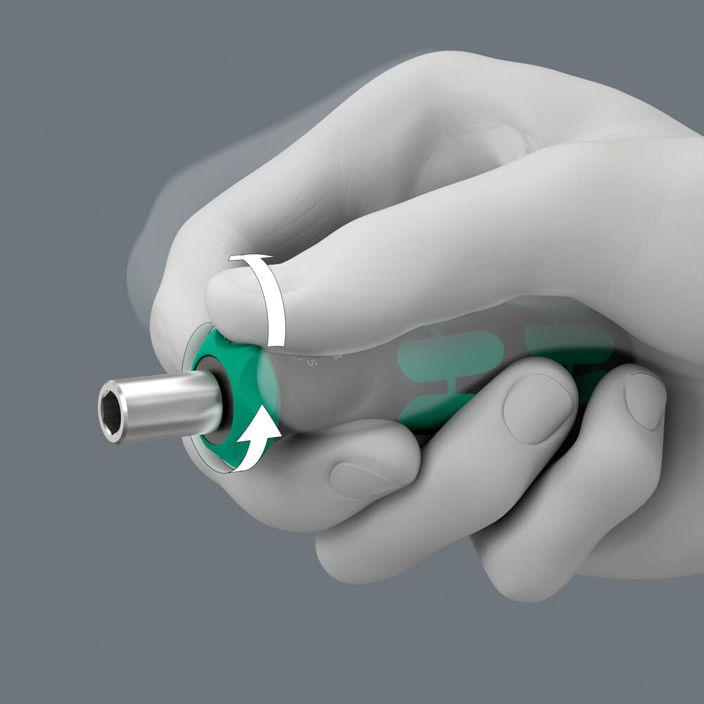 Wera Ratchet Screwdriver, 1/4" 838 RA S 4 - Power Tool Services