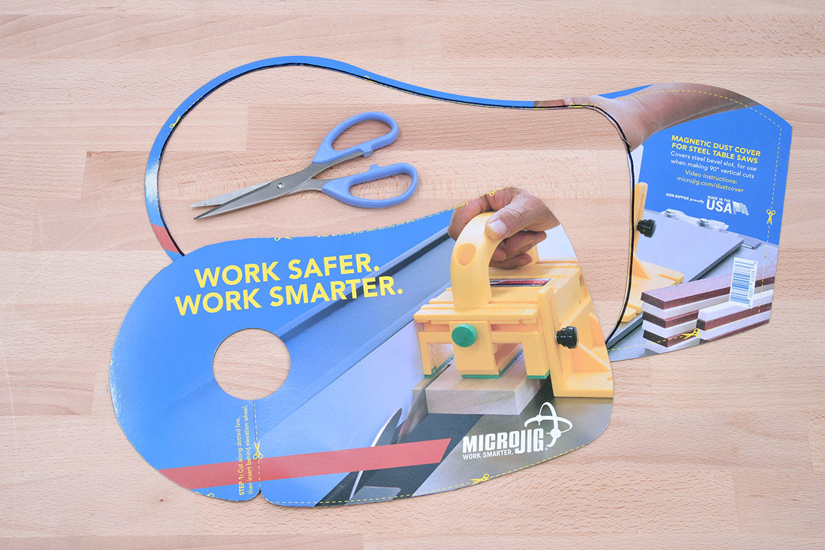 MicroJig BLADEMATCH Magnetic Dust Cover MDC-17 3 - Power Tool Services