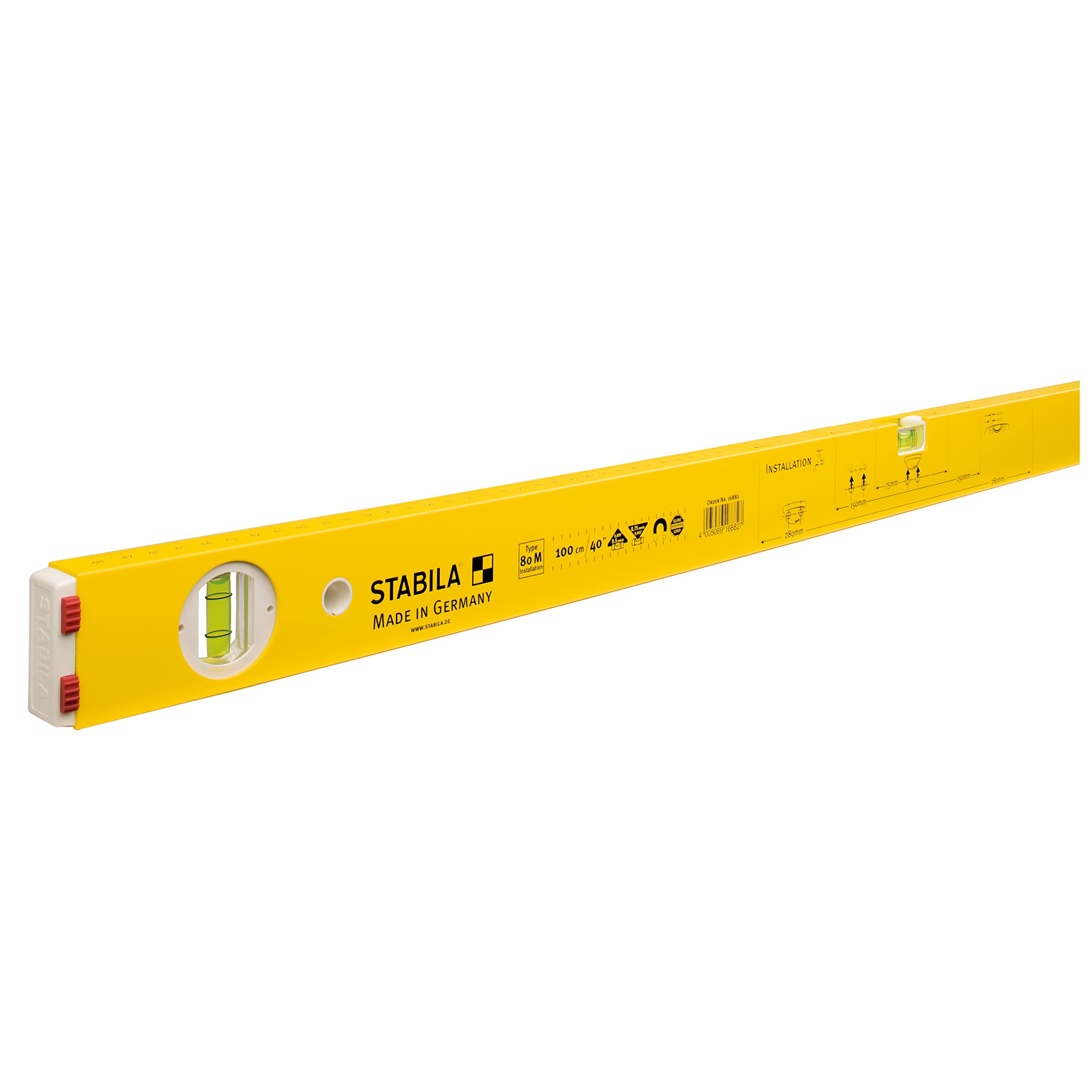 Stabila T80M Installation Spirit Level ( Select Size ) 1 - Power Tool Services
