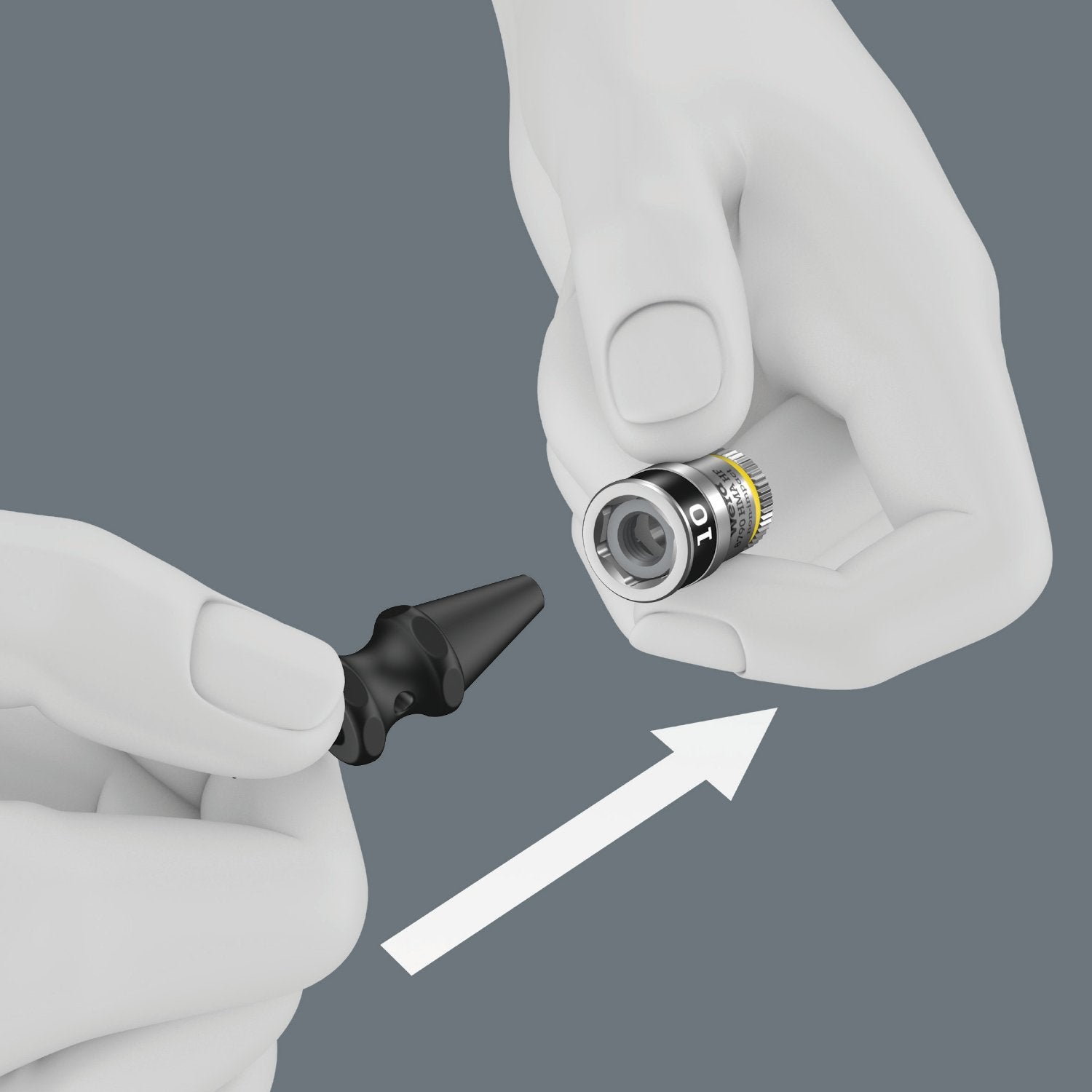 Wera 8100 SA 12 HF Zyklop Metal Ratchet Set with switch lever, 1/4" drive, metric, 13 pieces 12 - Power Tool Services