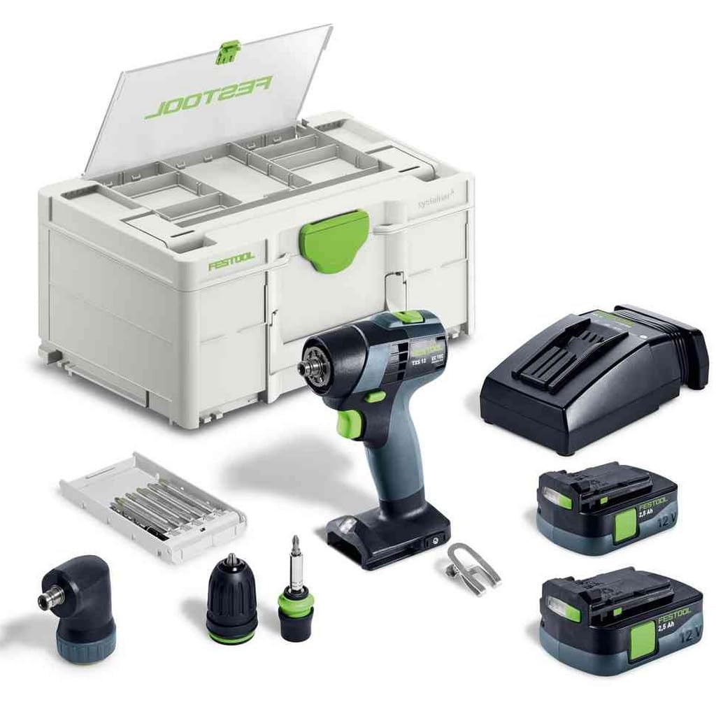 Buy Festool Cordless drill TXS 12 2,5-Set 576874 from Power Tool Services | Best Price