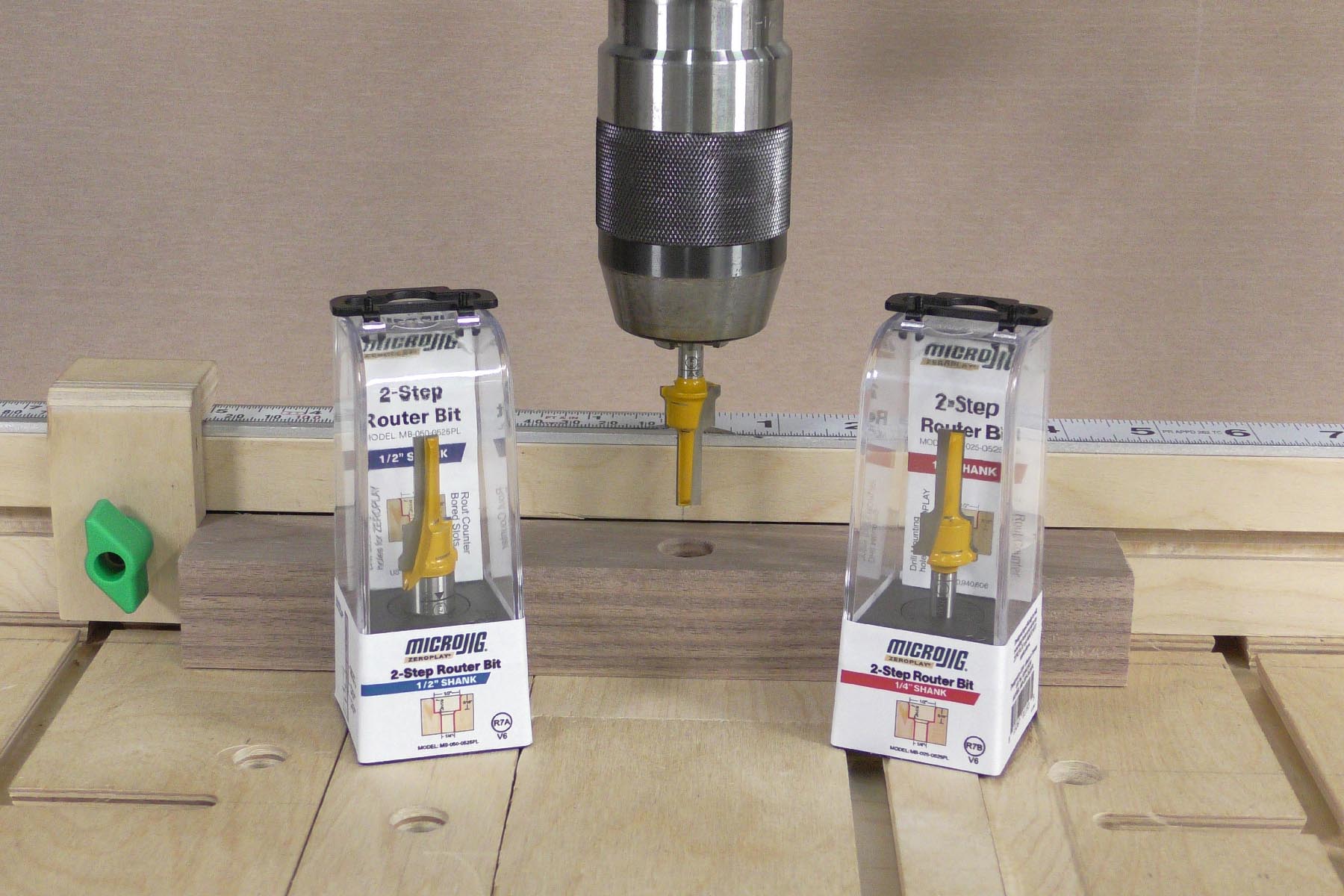 Microjig ZEROPLAY 2-Step Router Bit 1/4" 7 - Power Tool Services
