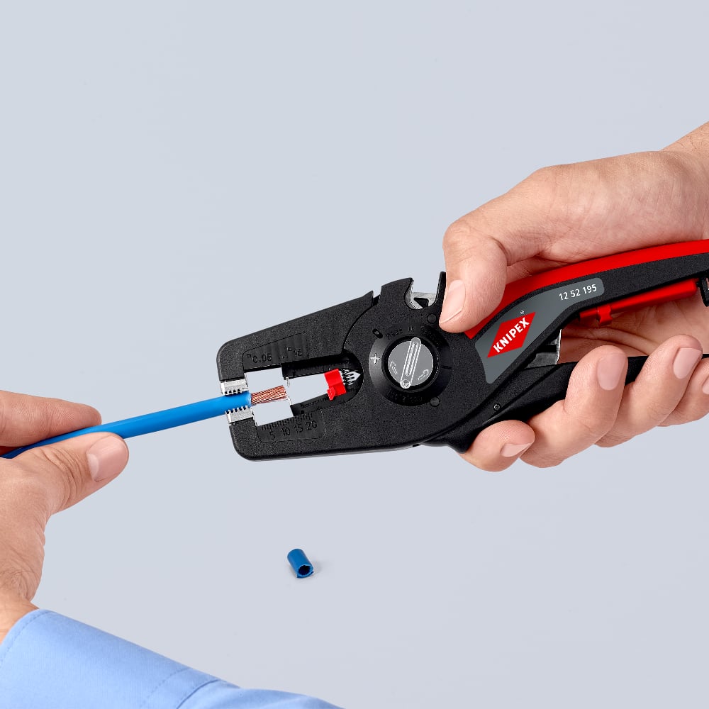 KNIPEX PreciStrip16 Automatic insulation stripper 12 52 195 10 - Power Tool Services