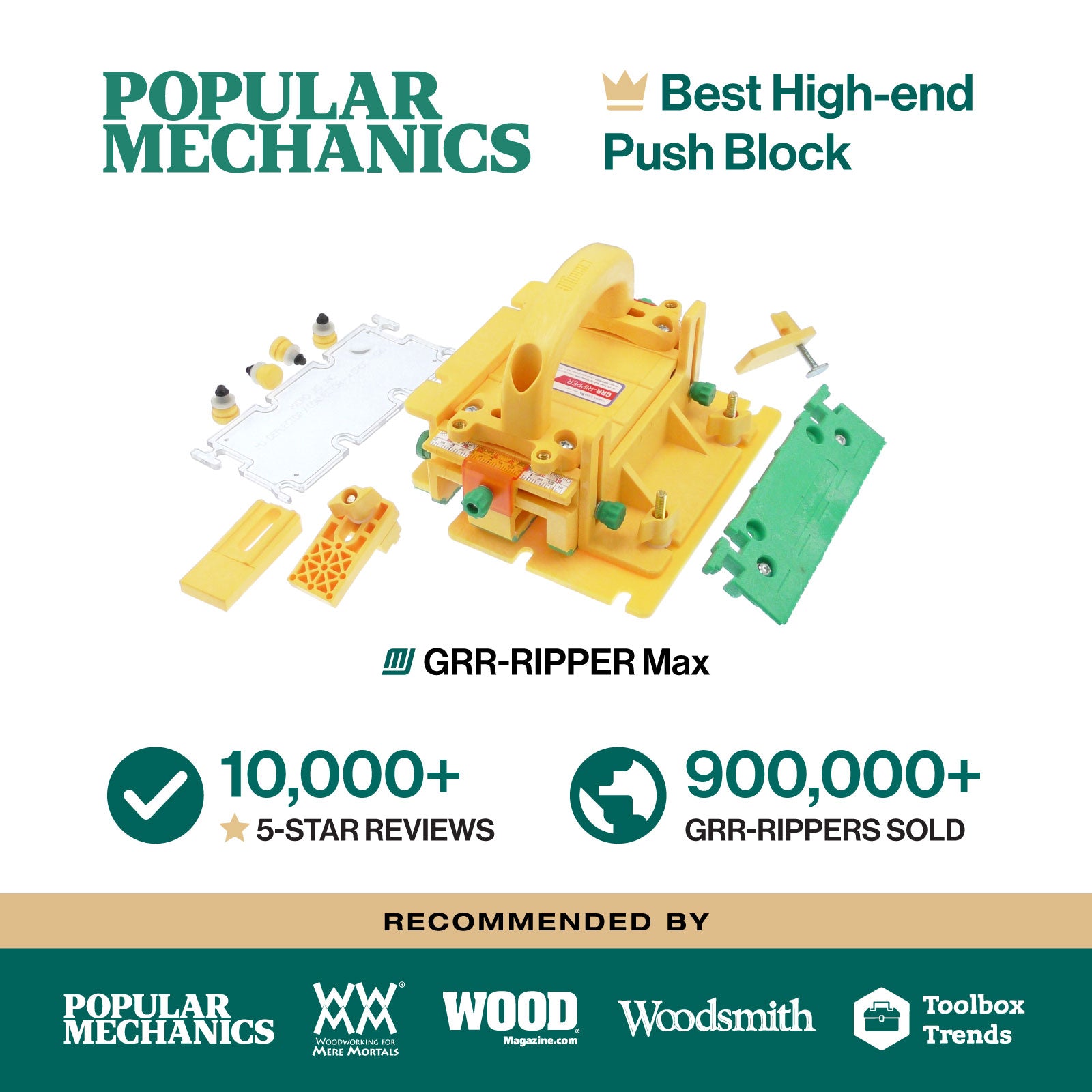 Microjig Pushblock System Grr-Ripper GR-300MAX 15 - Power Tool Services